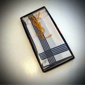 Yves Saint Laurent Men's Handkerchief Trio Never Used, Still in Box